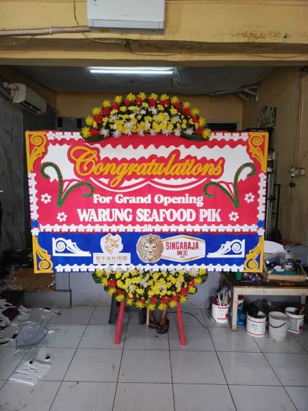 Papan Bunga Ucapan Selamat Jatinegara Kaum