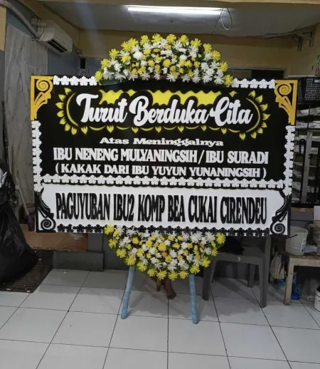 Papan Bunga Duka Jatinegara Kaum