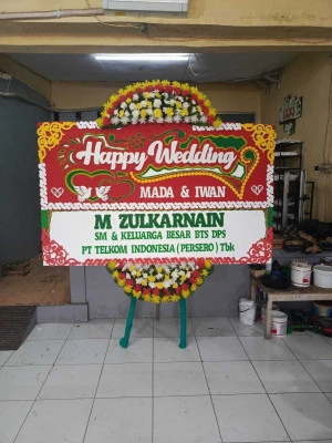 Papan Bunga di Jatinegara Kaum