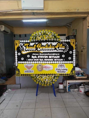 Papan Bunga di Jatinegara Kaum